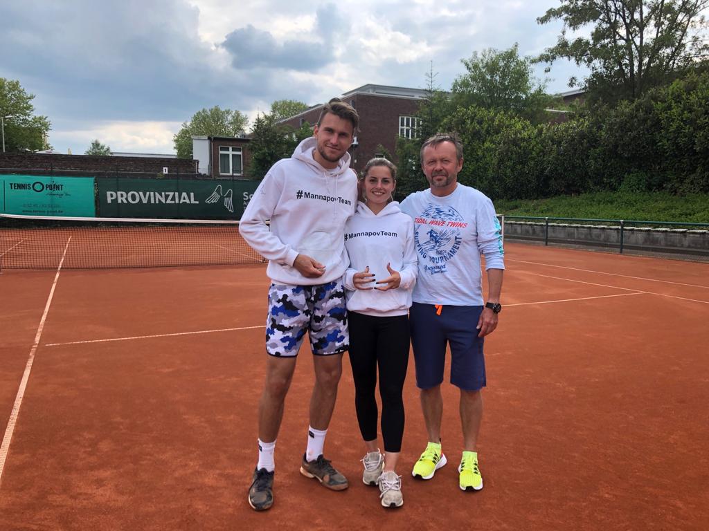Polina Leykina und Vadym Ursu - Siegerin und Finalist. Ostermann Frühlingscup 2019 (Witten)