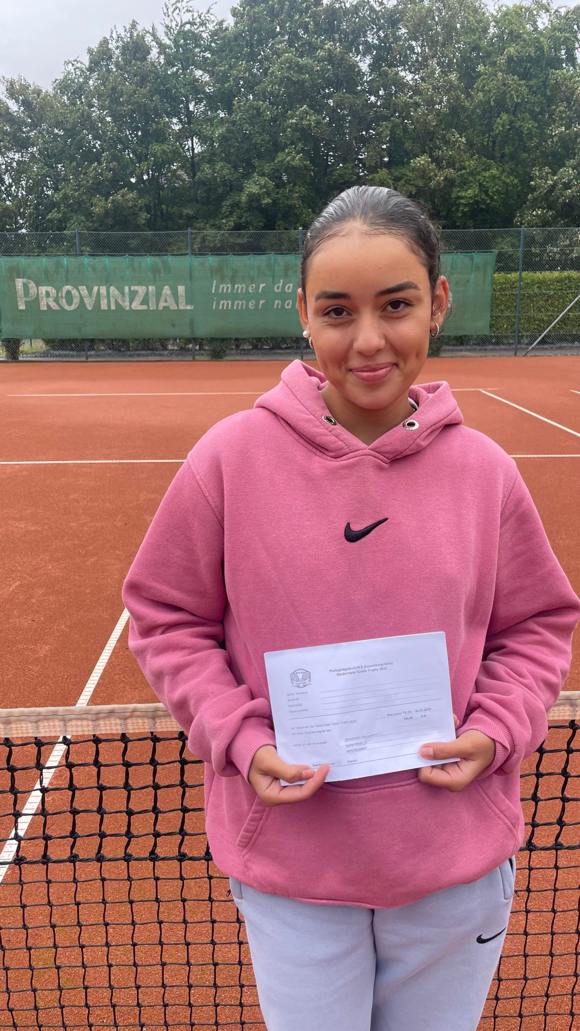 Tuana Öztürk заняла 2 место на женском турнире в городе Willich