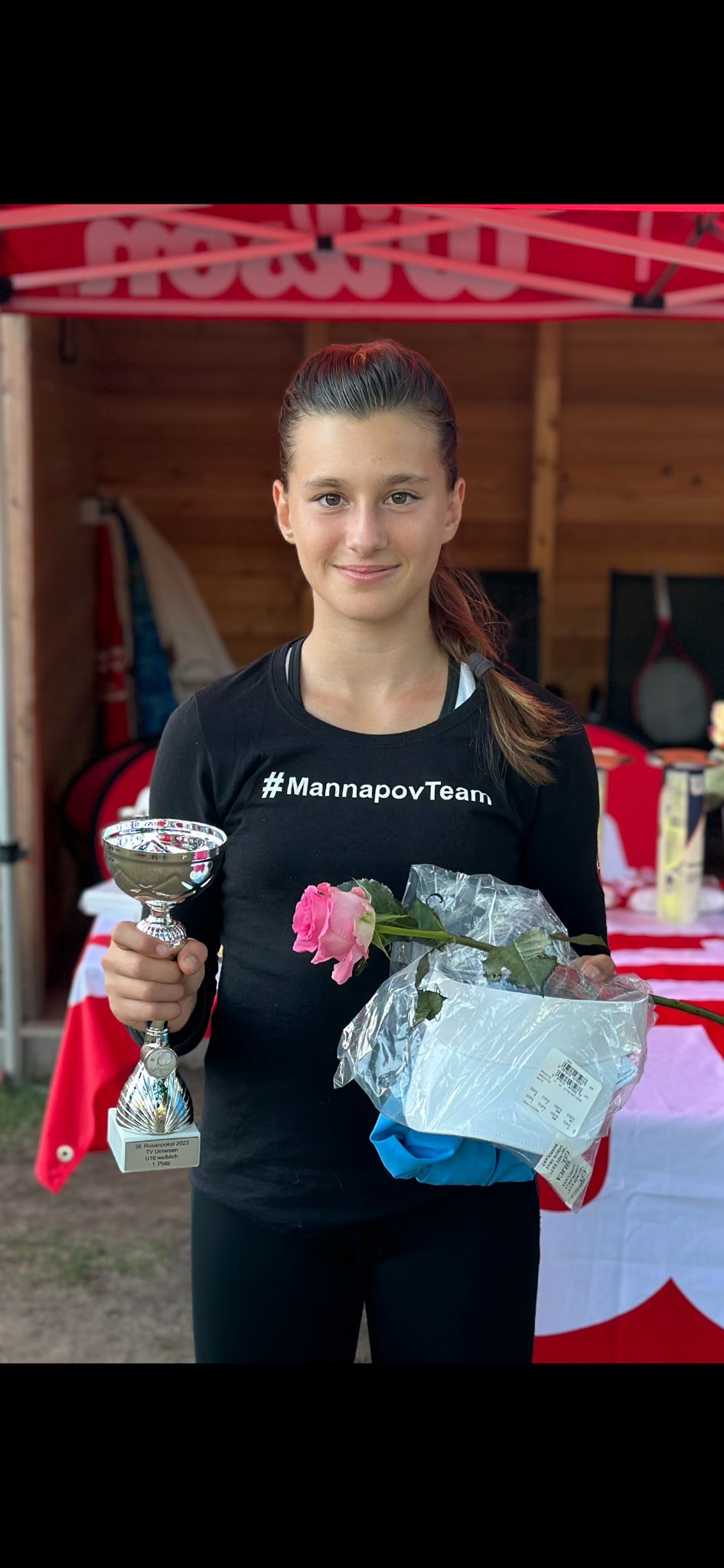 Wir gratulieren unsere 13 Jährige Megan Latifai zum Turniersieg beim Rosenpokal